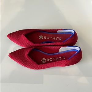 Rothy's Women's Red Flats